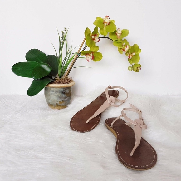 New York & Company Shoes - 3/$20 New York & Co Sandals Size 10 Nude Straps